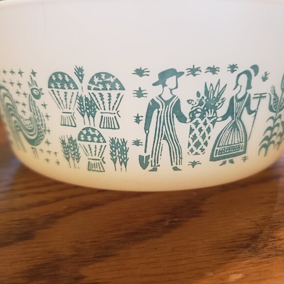 2 x Pyrex Butterprint Casserole 471 & 472 NO LIDS - Picture 10 of 12